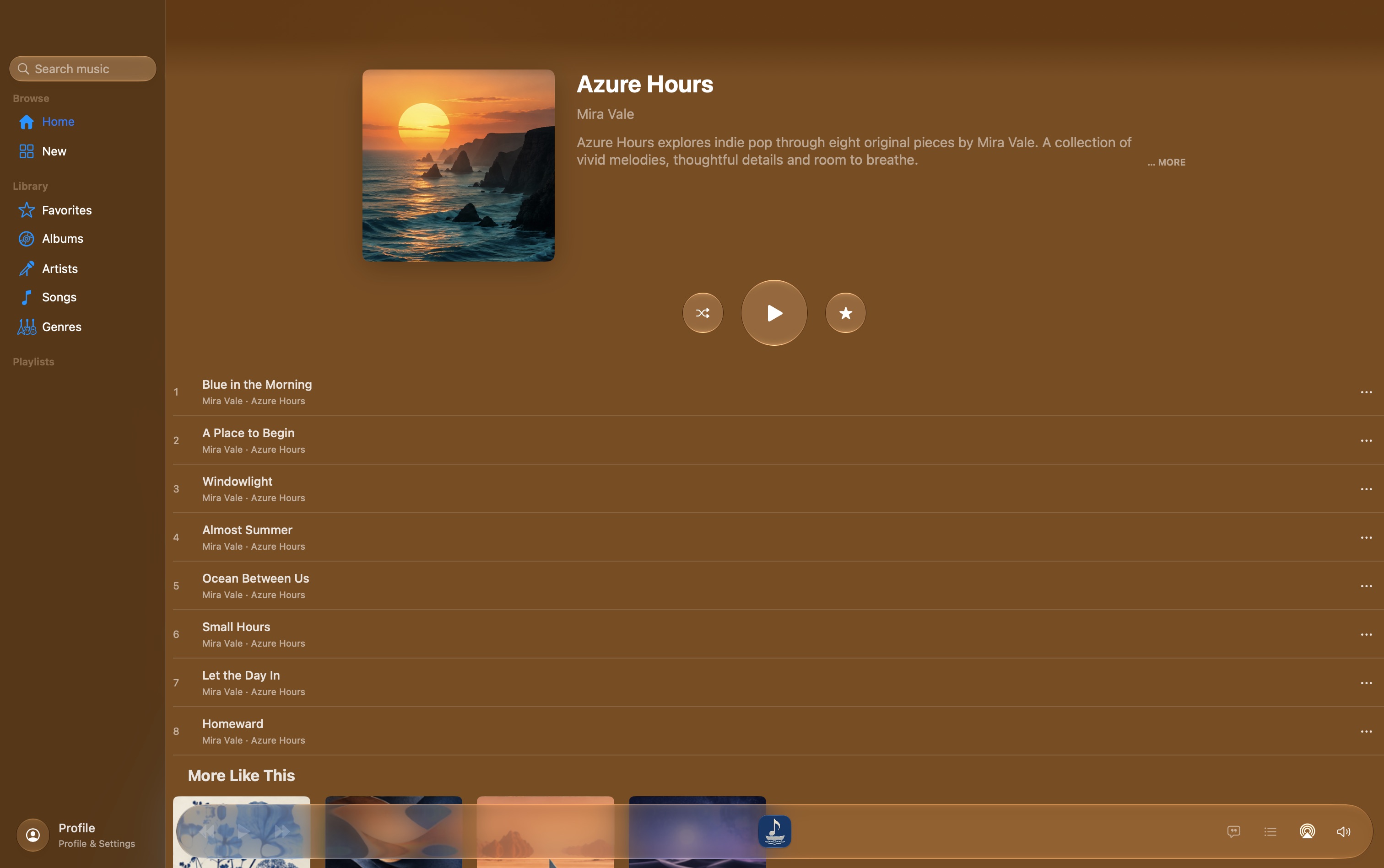 VelaCanto / Now Playing on Mac