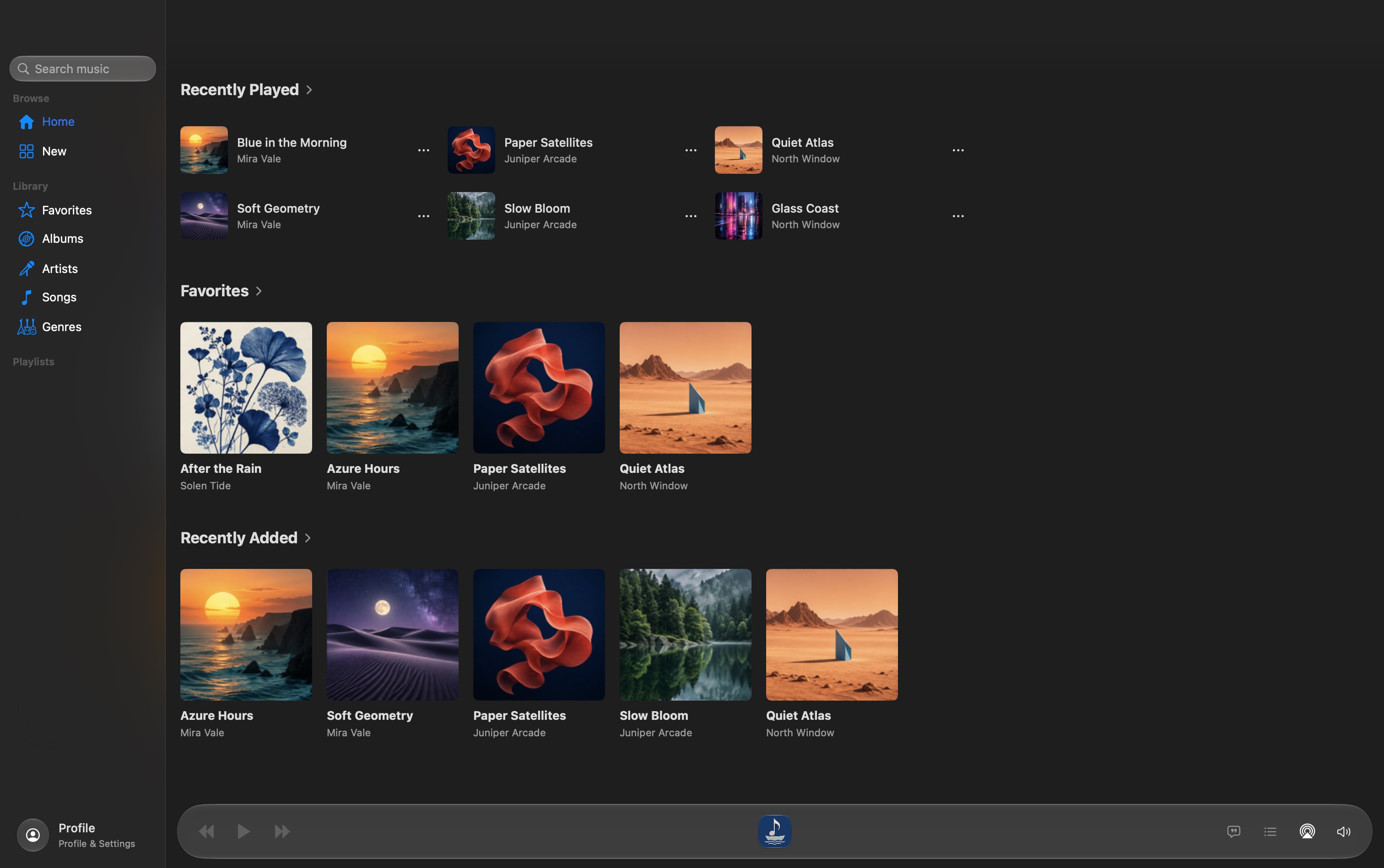 VelaCanto Mac app screenshot